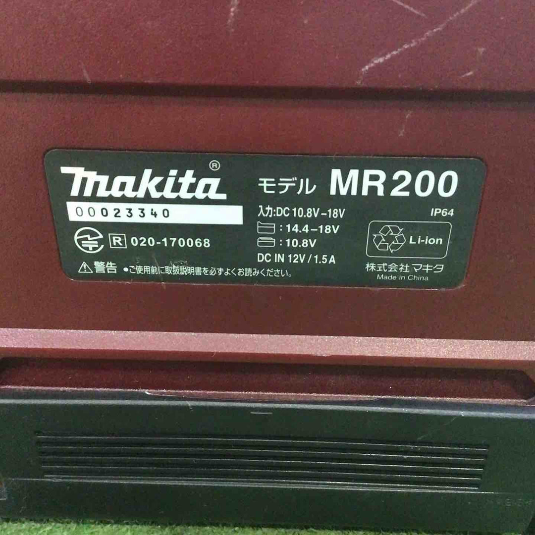 ◇マキタ(makita) コードレススピーカー MR200AR【町田店】