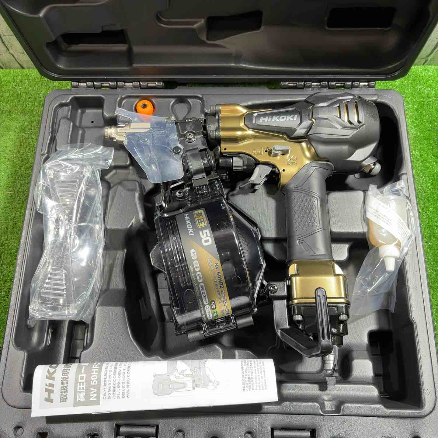 ☆ハイコーキ(HIKOKI ※旧:日立工機) 高圧エア釘打ち機 NV50HR2(S