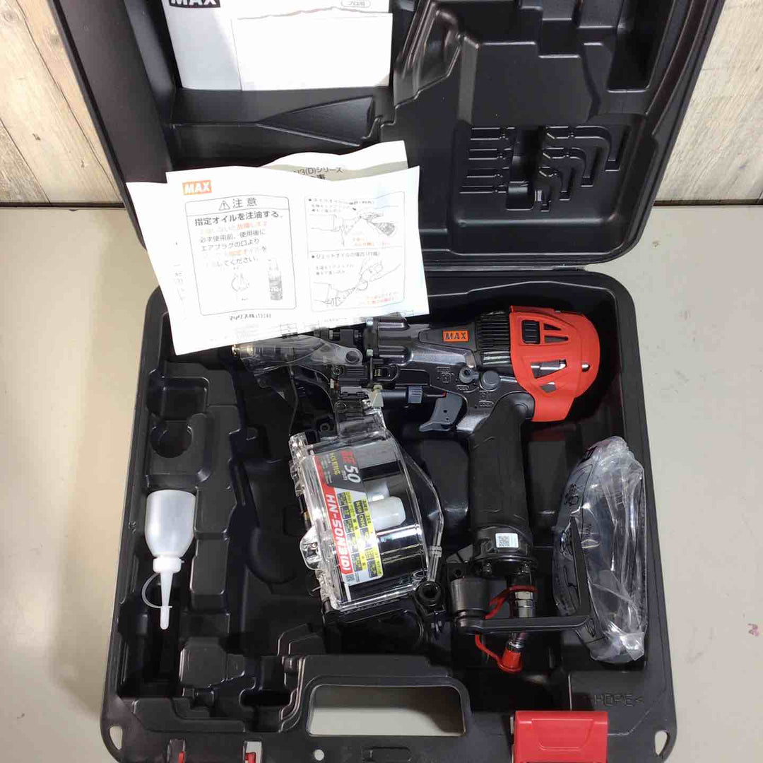 ★マックス(MAX) 高圧エア釘打ち機 HN-50N3(D)-G【戸田店】