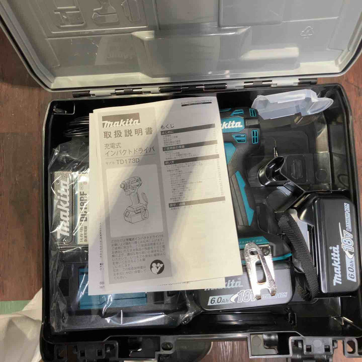 ★送料無料★マキタ(makita) コードレスインパクトドライバー TD173DRGX 5台セット　黒4台青1台