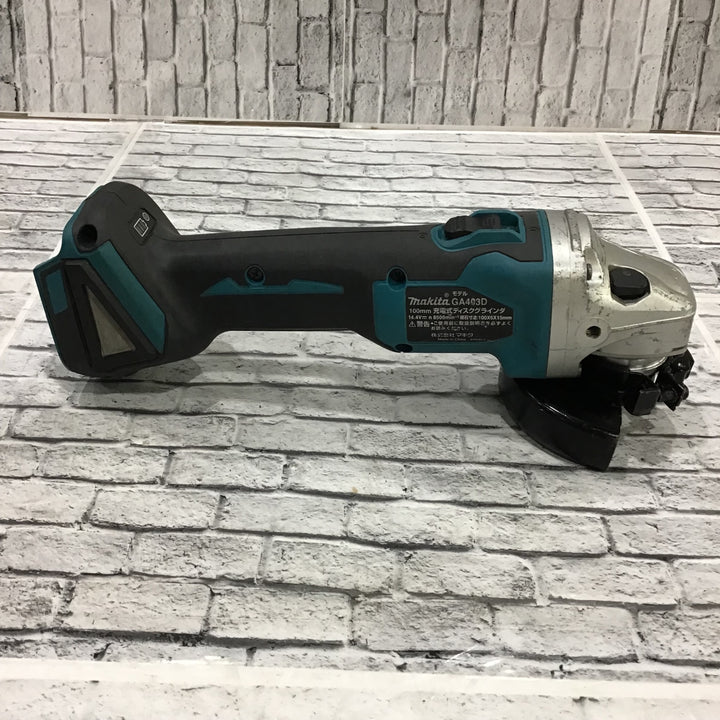 ☆マキタ(makita) 100mmコードレスディスクグラインダ GA403DZ【川口店】