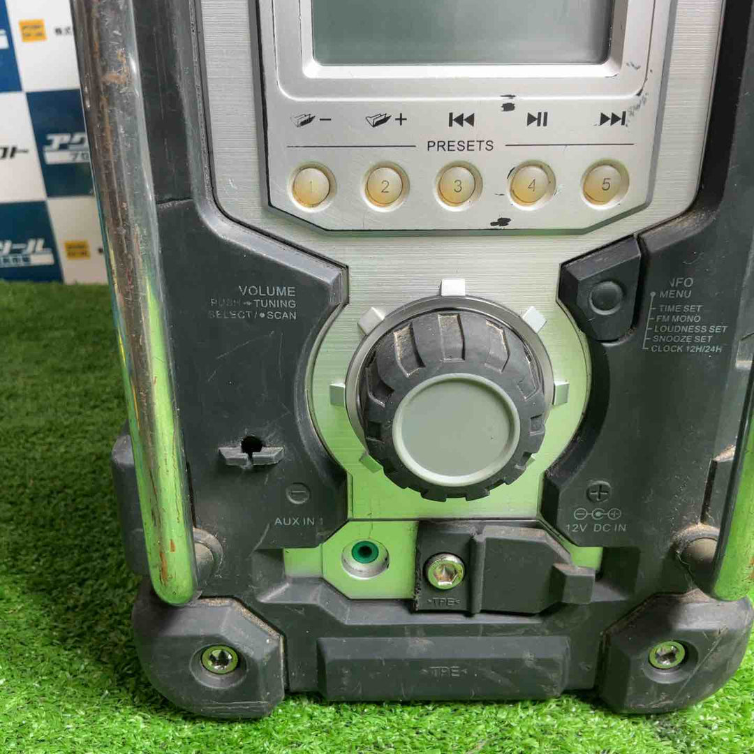 ☆マキタ(makita) コードレスラジオ MR103B ACアダプタ無し アンテナカバー× 【草加店】