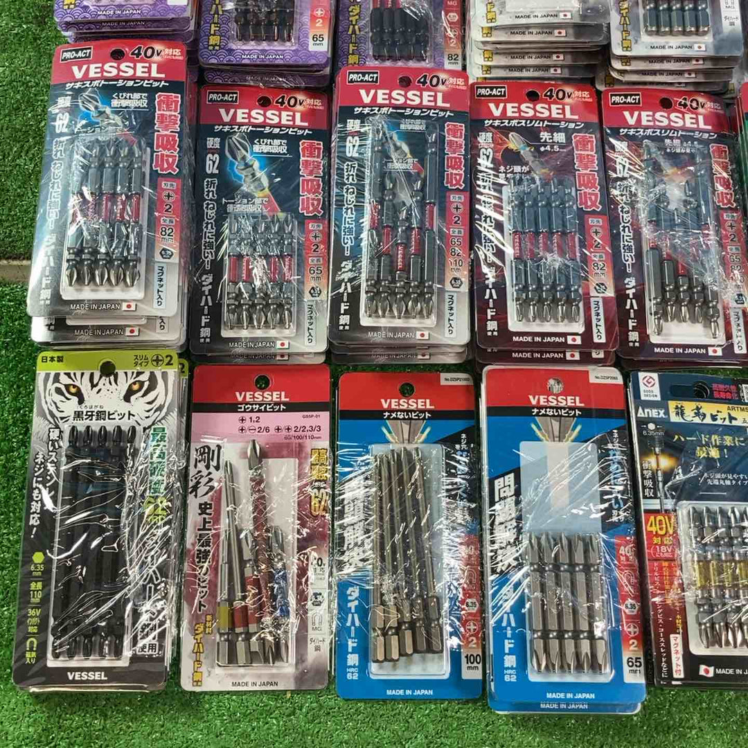 【未使用品(未開封)】インパクトビット 5本×100個 まとめ売り VESSEL ANEX SUNFLAG ベッセル アネックス サンフラッグ【岩槻店】