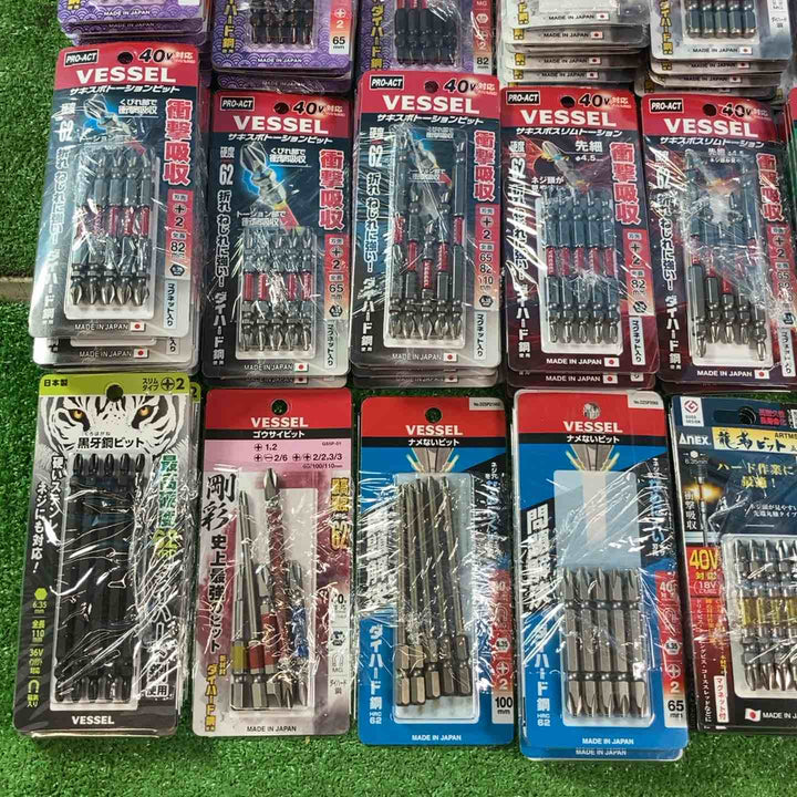 【未使用品(未開封)】インパクトビット 5本×100個 まとめ売り VESSEL ANEX SUNFLAG ベッセル アネックス サンフラッグ【岩槻店】