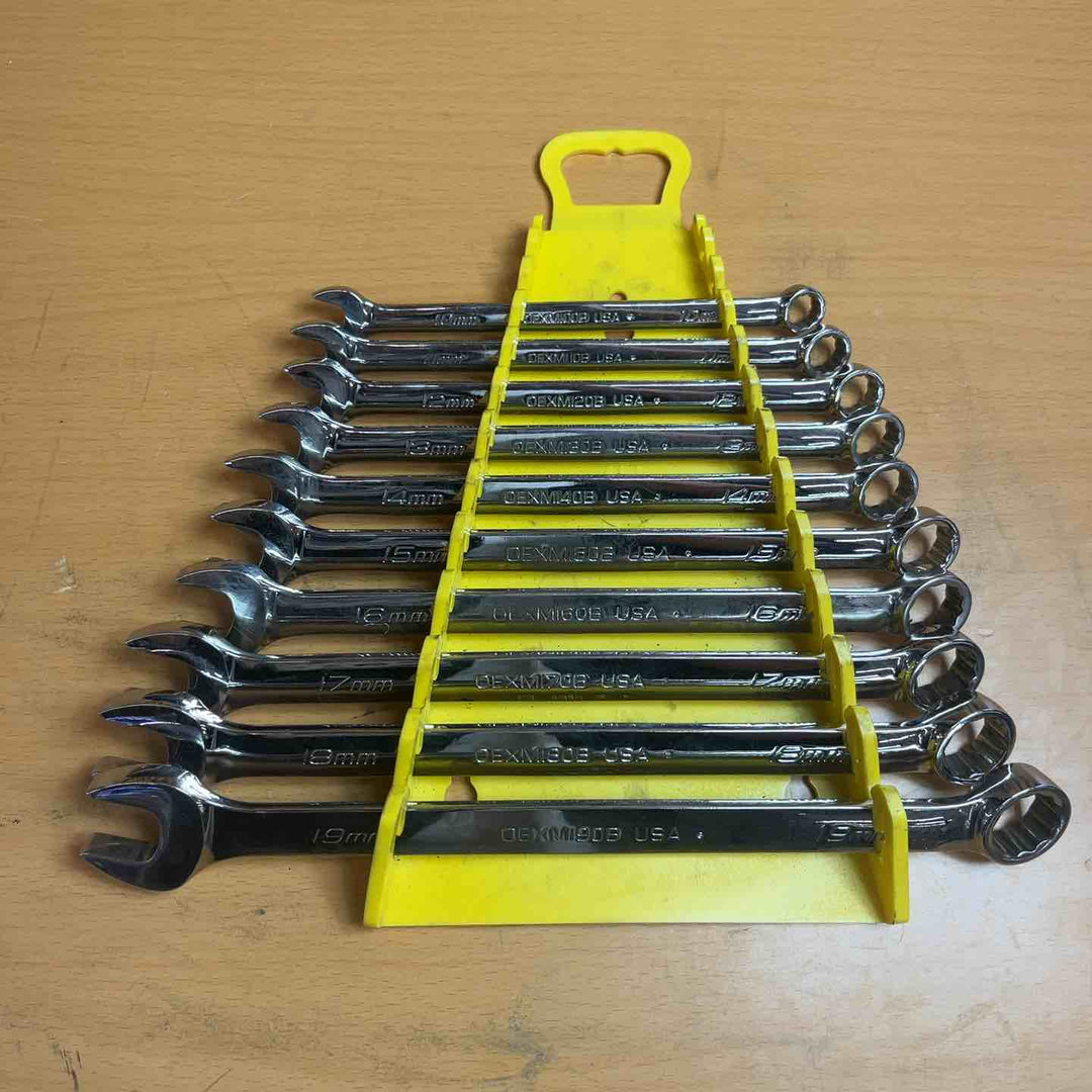 Snap-on スナップオン コンビネーションレンチ 10本セット OEXM190B～OEXM100B 19/18/17/16/15/14/13/12/11/10 【越谷店】