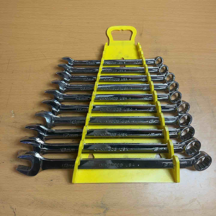Snap-on スナップオン コンビネーションレンチ 10本セット OEXM190B～OEXM100B 19/18/17/16/15/14/13/12/11/10 【越谷店】