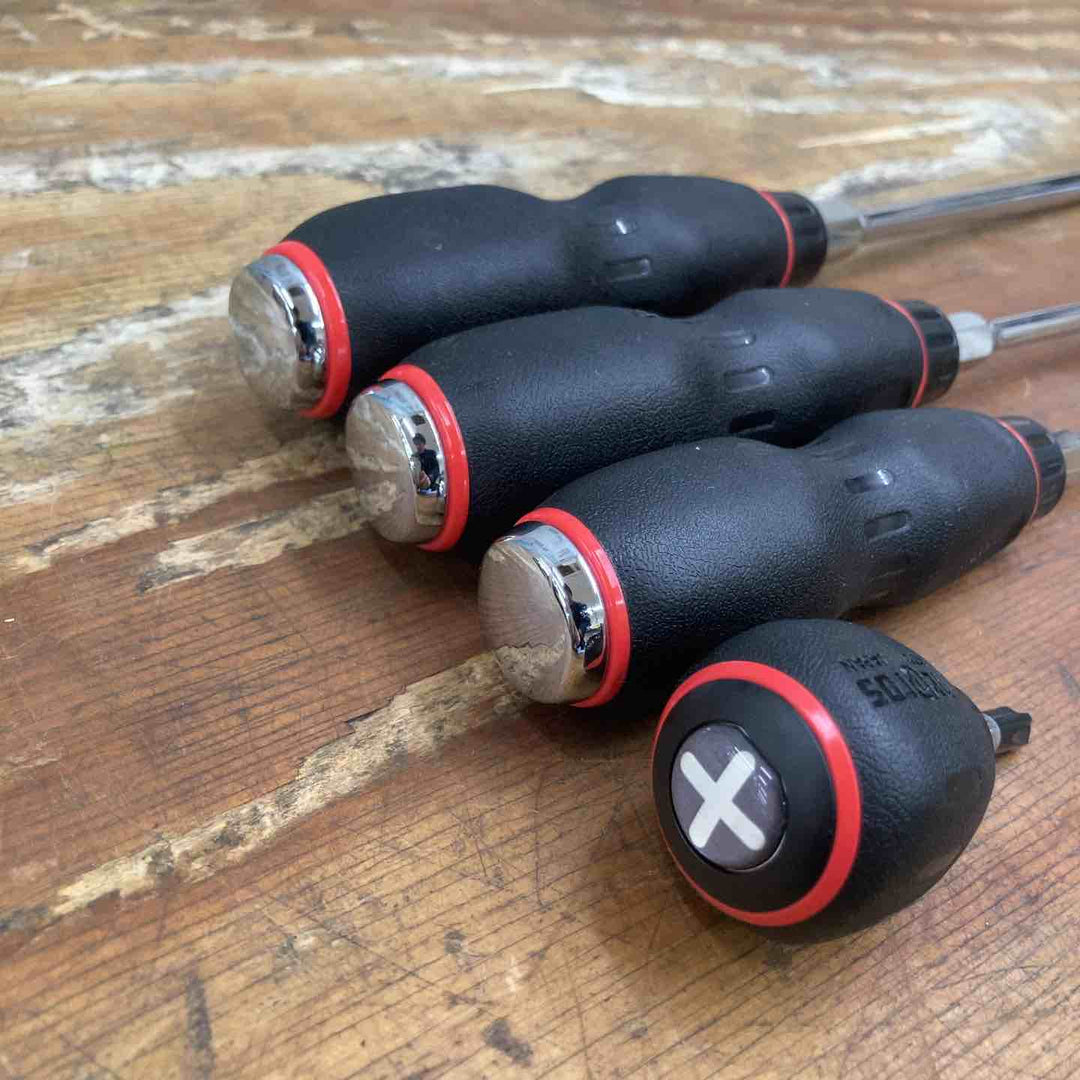 ▲樹脂柄マイナスドライバーセット4本　NTD1P04【柏店】