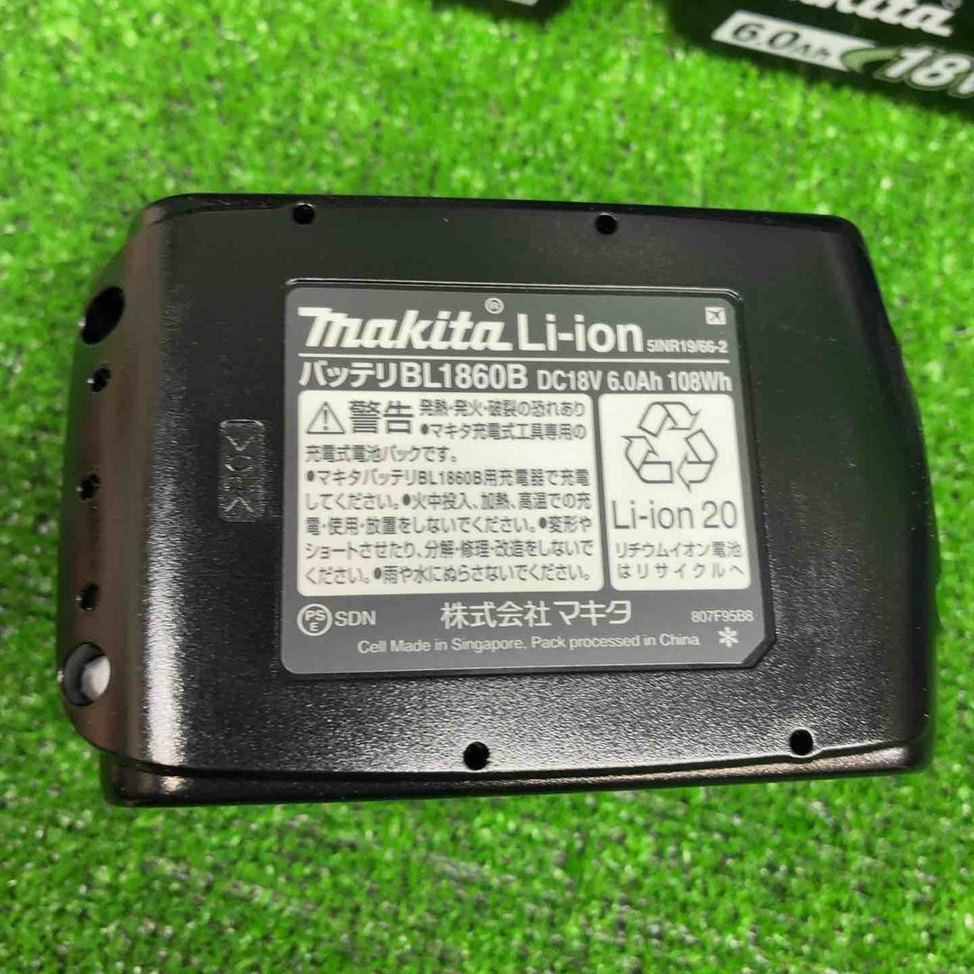 ★マキタ(makita) リチウムイオンバッテリー 18V/6.0Ah BL1860B　　10個セット【藤沢店】