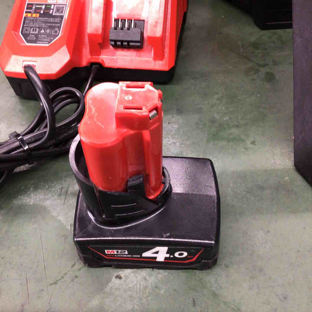 ミルウォーキー スタンドライト M12 傷あり 充電器 バッテリ1個割れあり【戸田店】