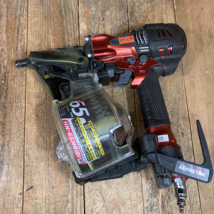 ★マックス(MAX) 高圧エア釘打ち機 HN-65N4(D)-R【所沢店】