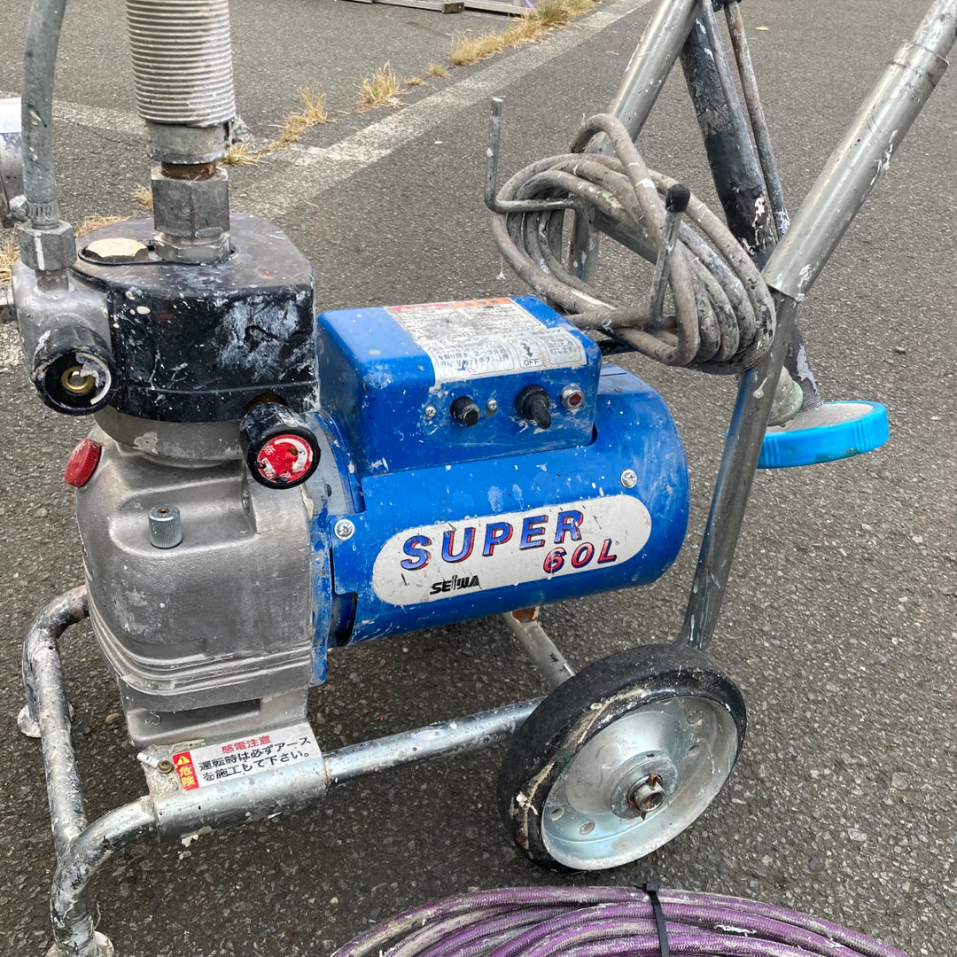 【中古品/店頭受取り限定】◇精和産業(セイワ/SEIWA) エアレス スーパー60L エアレス塗装機 SUPER60L【東大和店】
