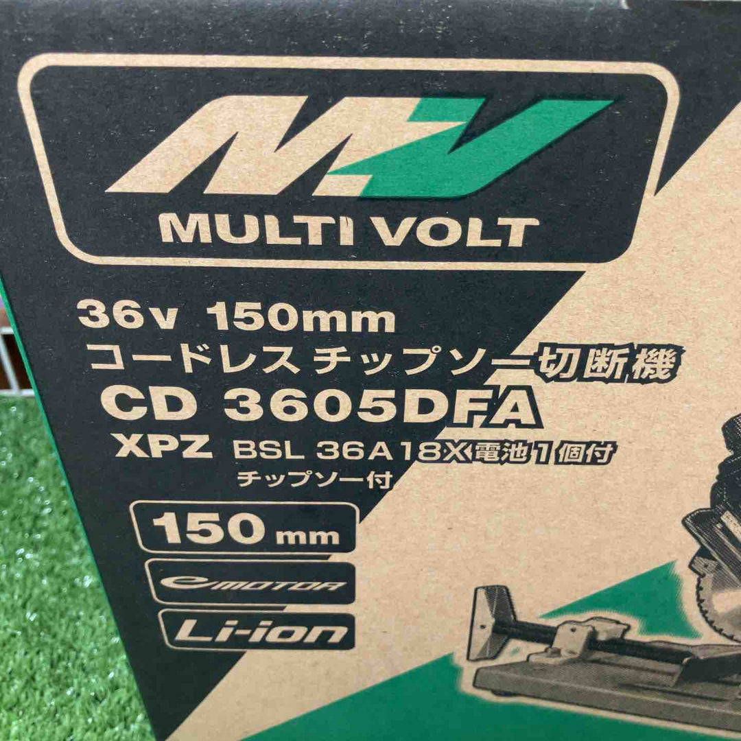 ★ハイコーキ(HIKOKI ※旧:日立工機) コードレスチップソーカッタ CD3605DFA(XPZ)【川崎店】
