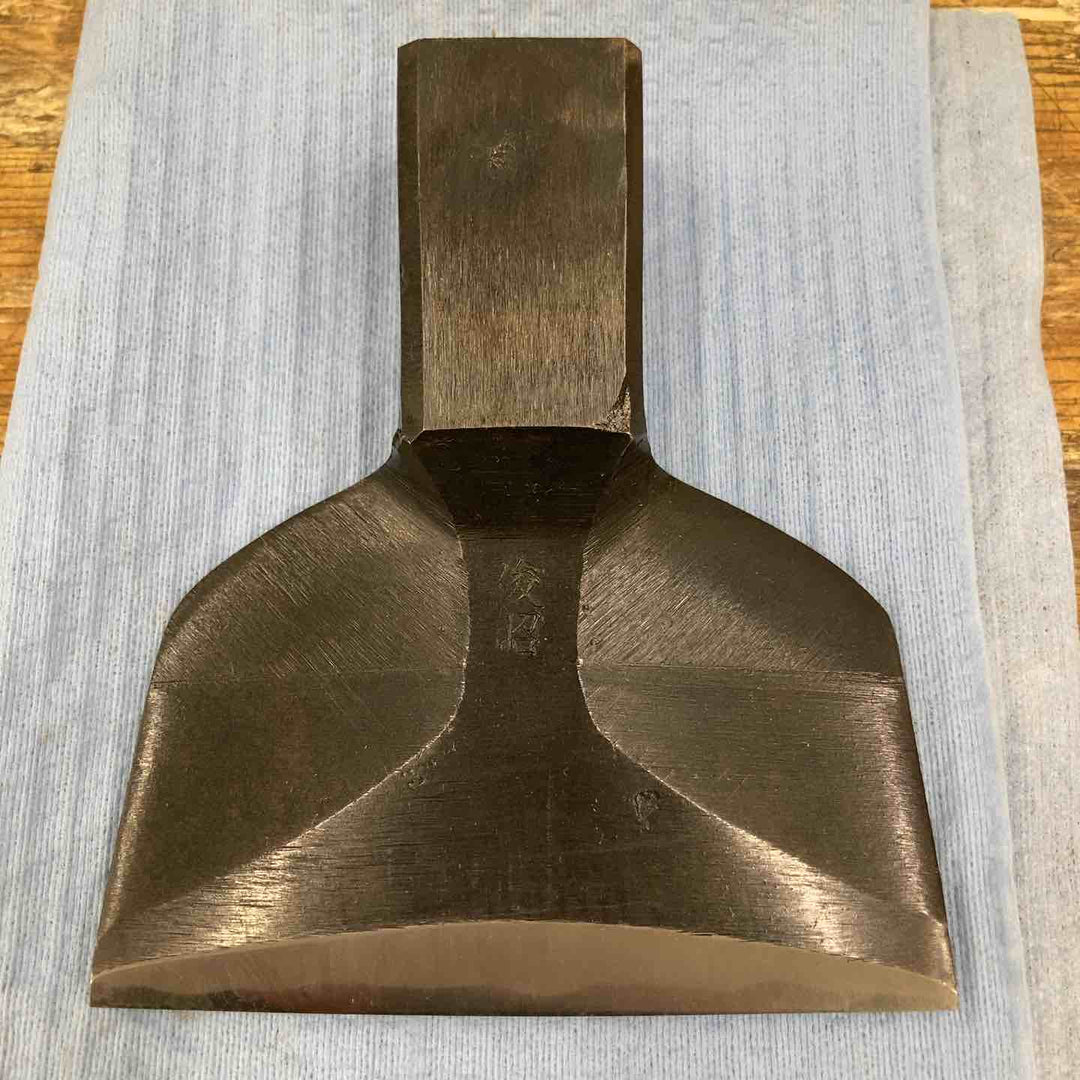 送料無料【未使用品】「俊昭」 釿 ちょうな 手斧 柄付き 長期保管 展示品【柏店】