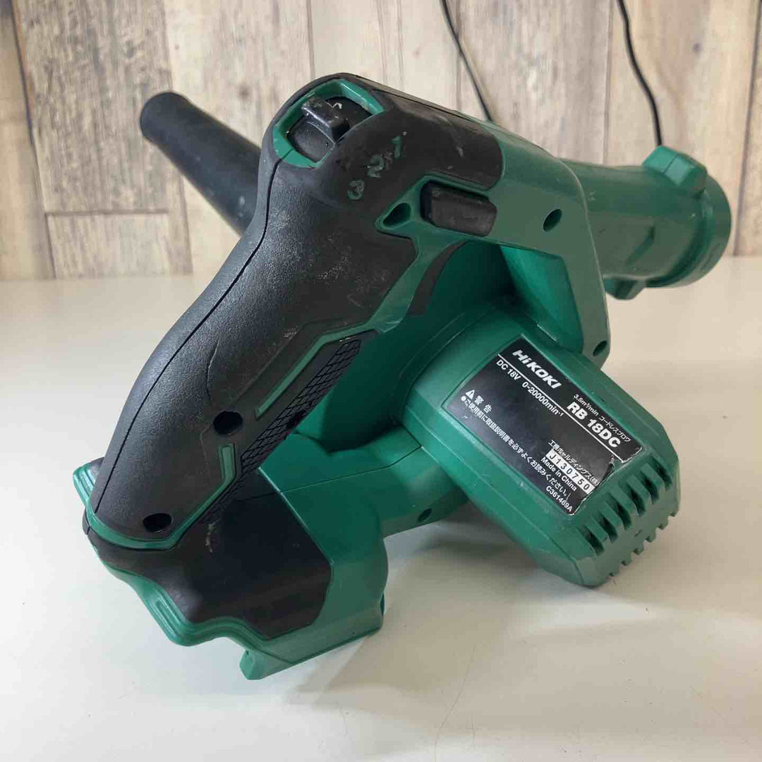 ★ハイコーキ(HIKOKI ※旧:日立工機)18Vコードレスブロア RB18DC(NN) 本体のみ【戸田店】