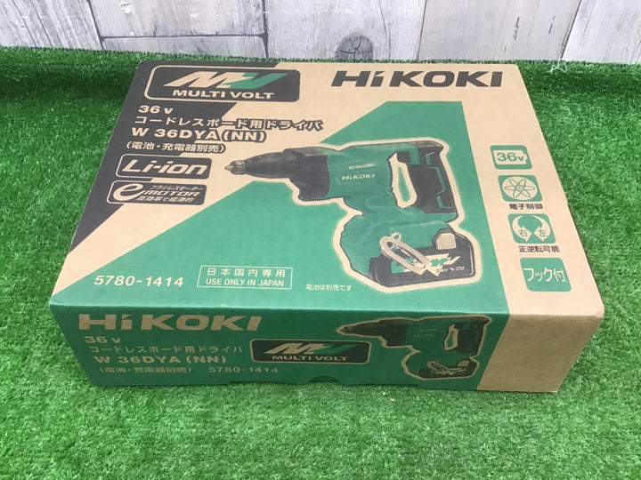 ★ハイコーキ(HIKOKI ※旧:日立工機) コードレススクリュードライバ W36DYA(NN)【富山店】●SC