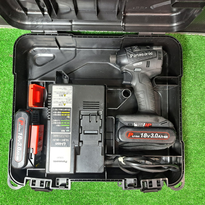 ◇パナソニック(Panasonic) コードレスインパクトドライバ EZ75A7PN2G-B ブラック【岩槻店】