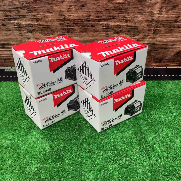 マキタ(makita) リチウムイオンバッテリー 40Vmax/4.0Ah BL4040 4個セット【川越店】