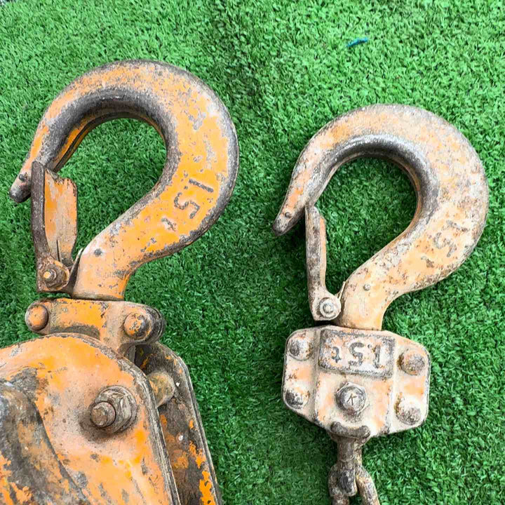 【中古】 KITO キトーレバーブロック 1 1/2t 荷締め 【桶川店】