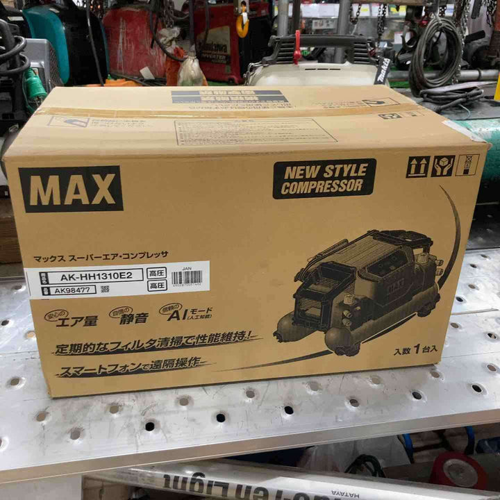 ★マックス(MAX) 高圧専用エアコンプレッサー AK-HH1310E2_レッド【草加店】