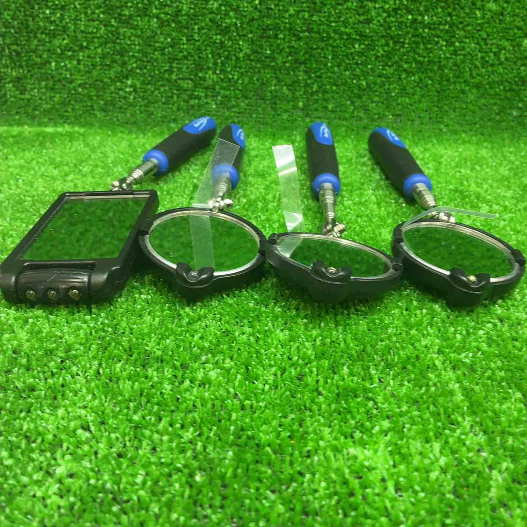 ブルーポイントLEDライト角各ミラーUIM2RSLT、ブルーポイント検査丸ミラーUIM2LT×3 4点セット【藤沢店】