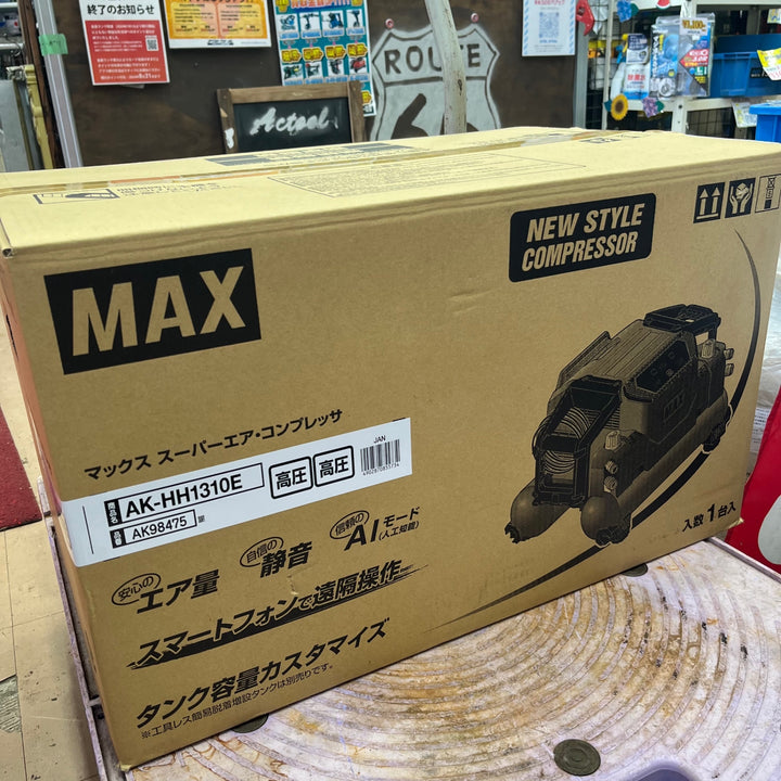 【未使用品】マックス(MAX) エアコンプレッサー AK-HH1310E_レッド【草加店】