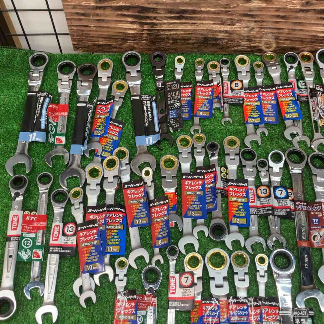 未使用品 ギアレンチ まとめ売り KTC スーパーツール等 サイズ複数 100個セット！【川越店】