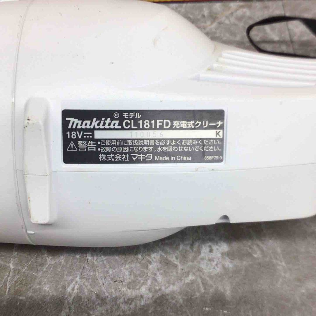 ☆マキタ(makita) コードレスクリーナー CL181FDZW【八潮店】
