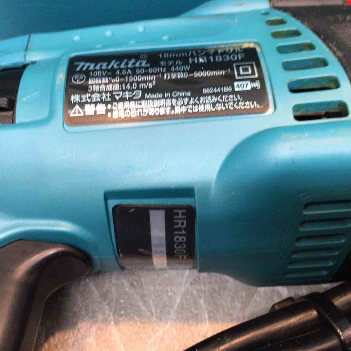 【中古品】★マキタ(makita) ハンマドリル HR1830F【八潮店】