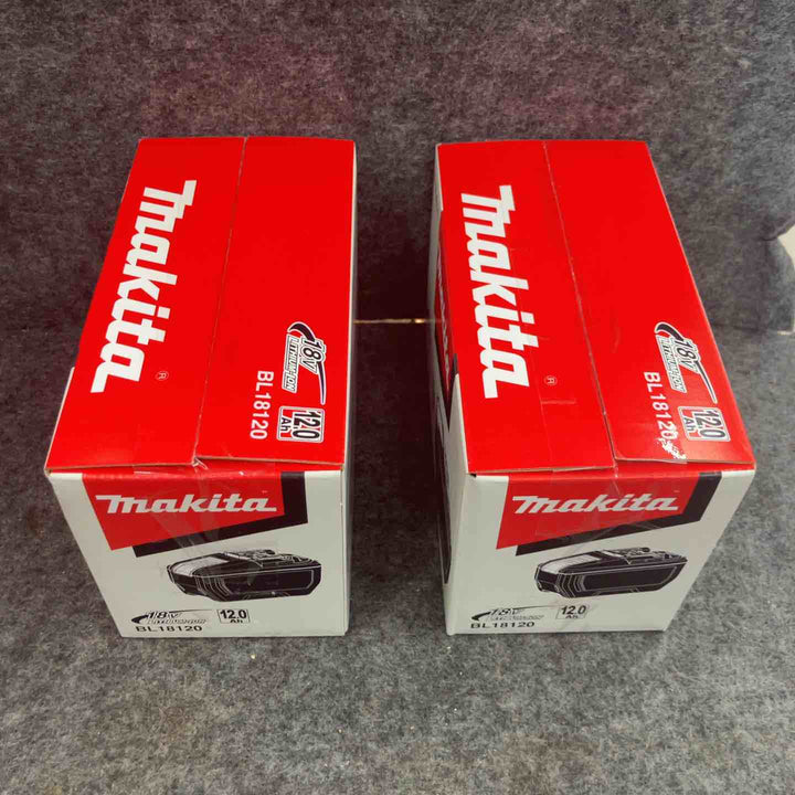 ＜特価＞マキタ(makita) リチウムイオンバッテリー 18V/12.0Ah BL18120 *2点セット【鴻巣店】