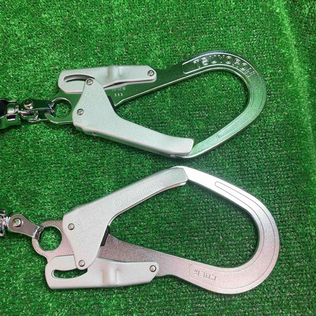 ◇ツヨロン(TSUYORON) EZRITRA イージーリトラ ツインランヤード TL-2-EZ93SV-21KSG-130KG 新規格 墜落制止用器具 兼用型【川越店】