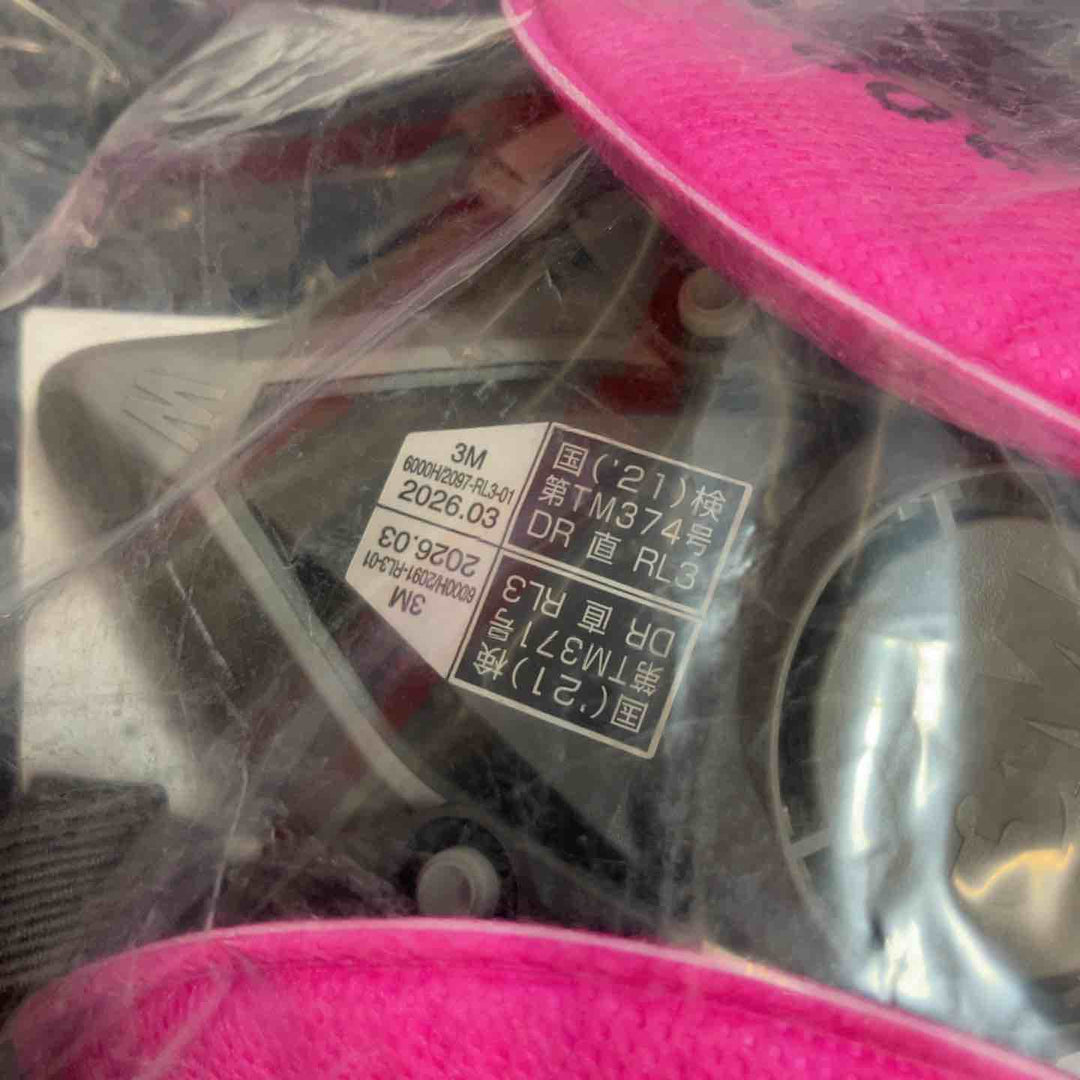 3M(スリーエム) 取替え式防じんマスク Mサイズ 6000/2091-RL3 2個入り【八潮店】