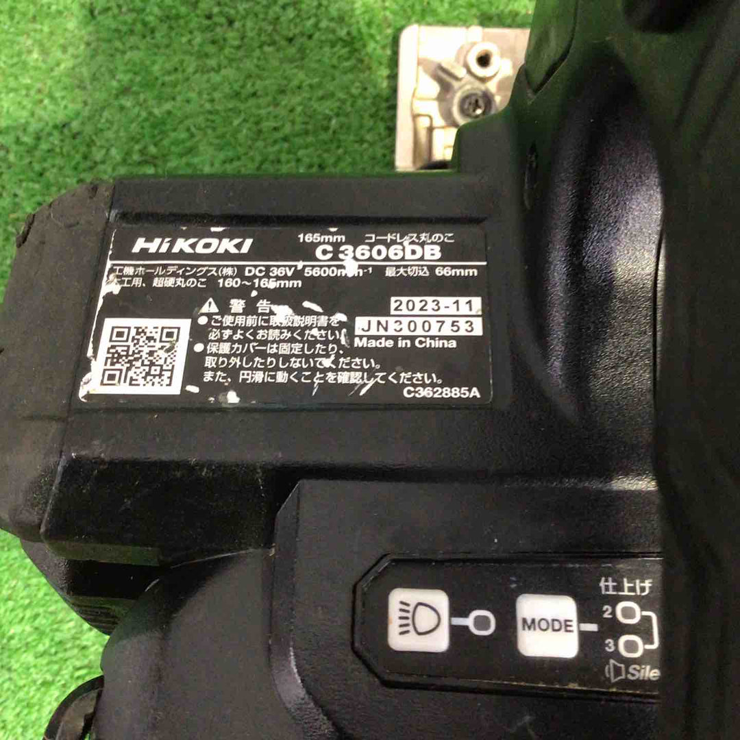 ★ハイコーキ(HIKOKI ※旧:日立工機) コードレスマルノコ C3606DB(NNB)【町田店】