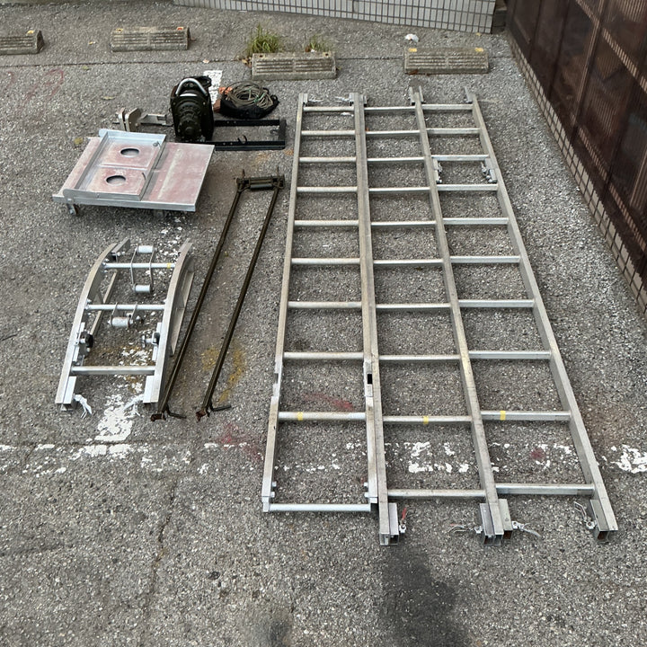 【店頭受取り限定】メーカー不明 トーヨーコーケン ？ ウインチ 荷揚げ機 型式不明 MD-7 ？【草加店】