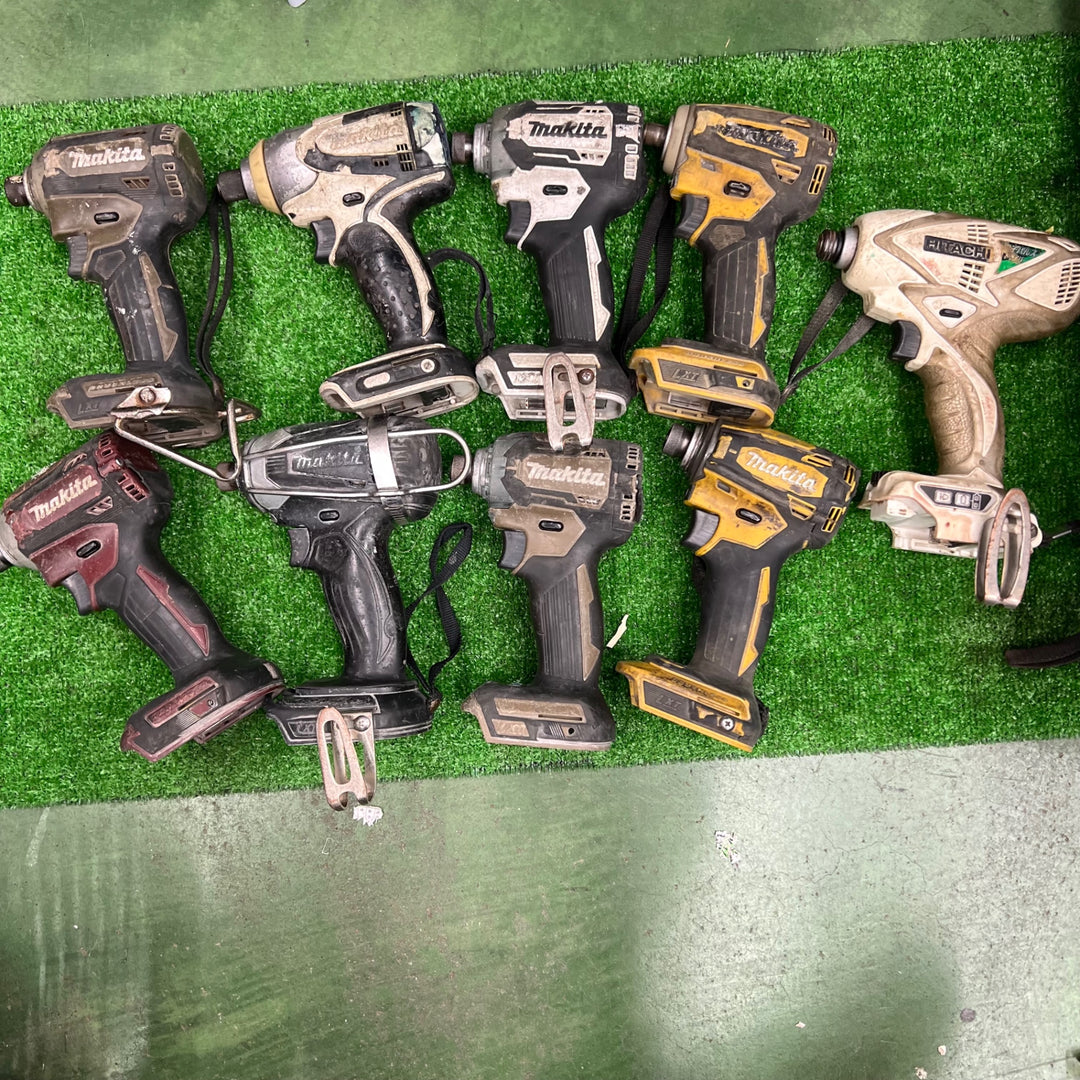 makita/HiKOKI　ｺｰﾄﾞﾚｽ 工具　18V / 14.4V インパクト / グラインダまとめて　12点　ジャンク　【桶川店】