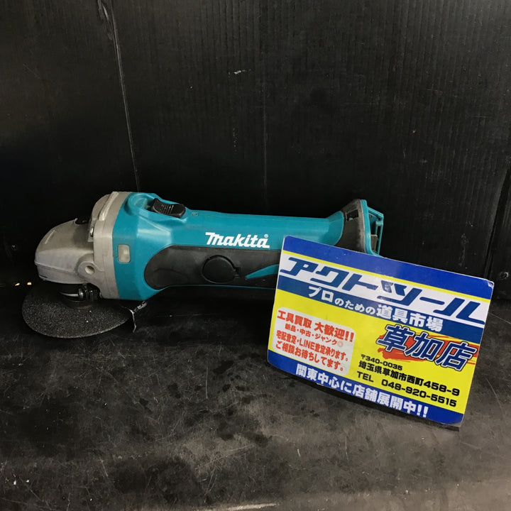 ☆マキタ(makita) 100mmコードレスディスクグラインダー GA400DZ【草加店】