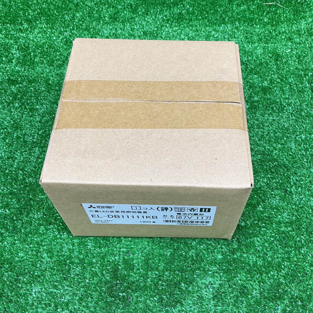 【未使用品】三菱 LED非常用照明器具 電池内蔵形 埋込形 φ100 EL-DB11111KB【電材館越谷店】
