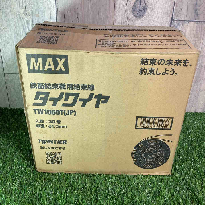 ◇マックス(MAX) タイワイヤ 鉄筋結束機用結束線 TW1060T(JP) 30巻 ツインタイア保管品【戸田店】