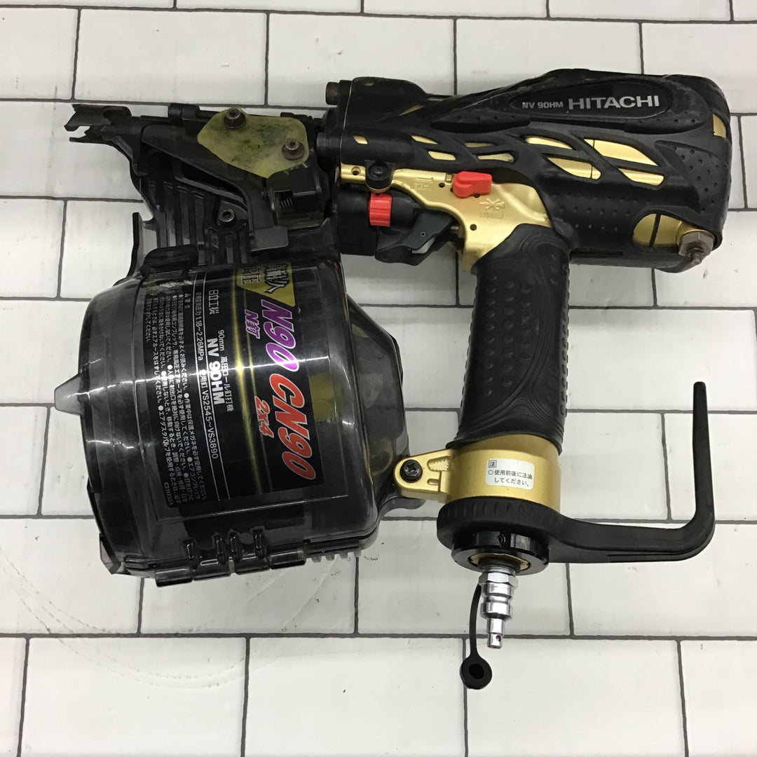 ★ハイコーキ(HIKOKI ※旧:日立工機) 高圧エア釘打ち機 NV90HM【所沢店】
