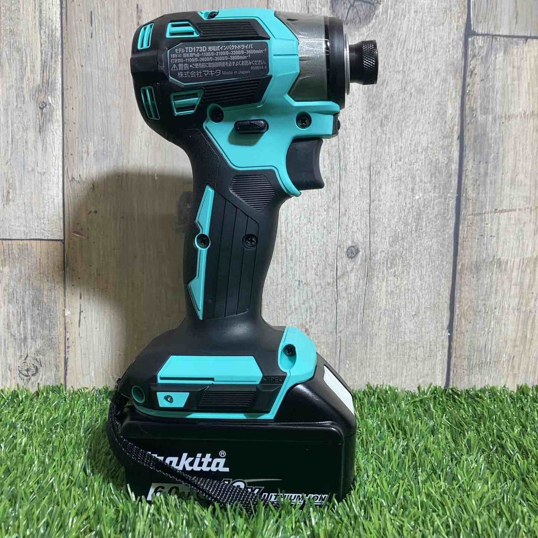 ★マキタ(makita) 18Vコードレスインパクトドライバ TD173DGXTB ターコイズブルー【戸田店】