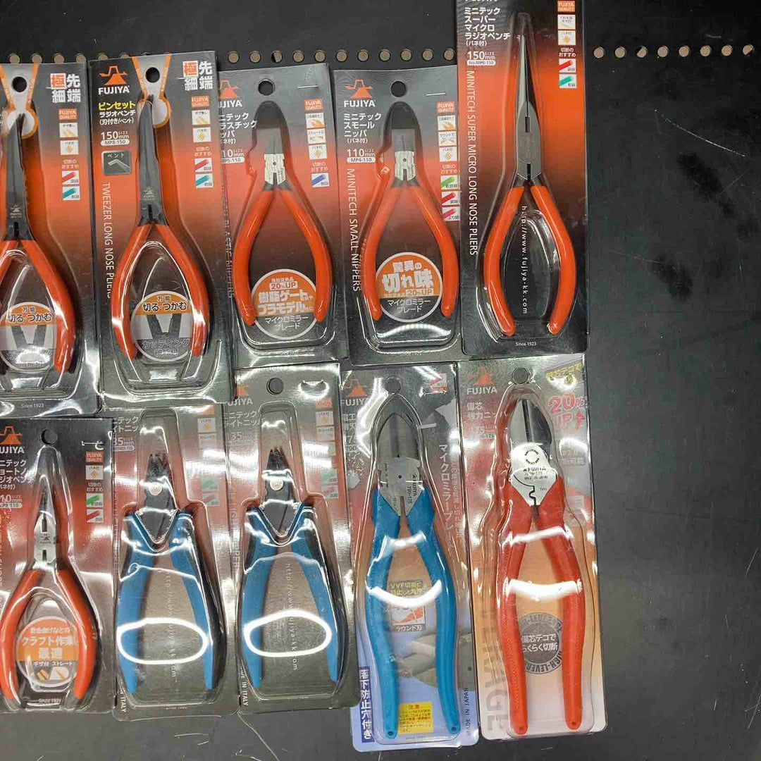 ▼FUJIYA フジ矢 ニッパ ラジオペンチ サイズ各種 16個 まとめ売り【川越店】