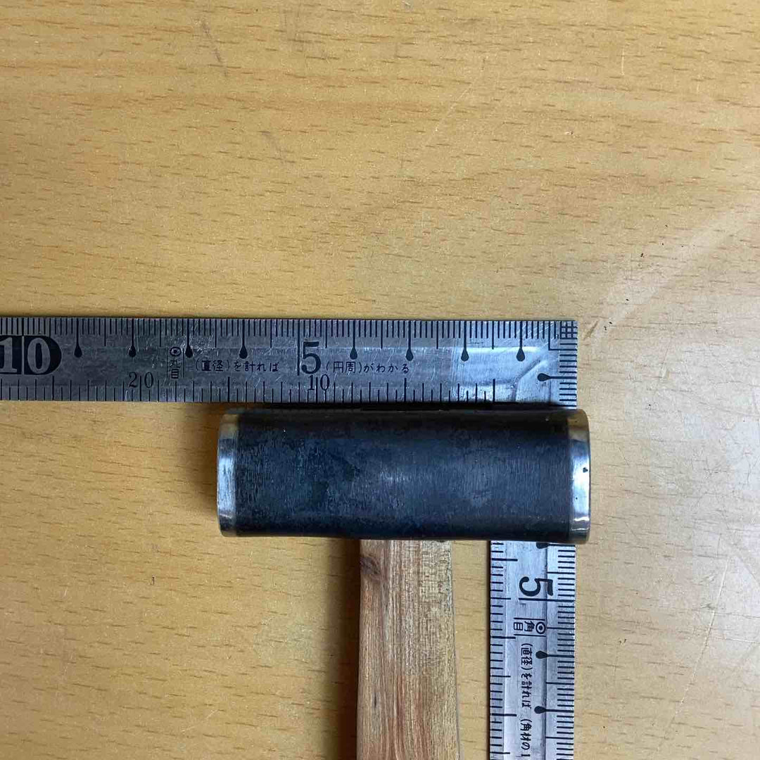 正行 まさつら 四角 玄翁 玄能 黒打 40匁 約150g 火色仕上げ 山桜柄 ハンマー 金槌  トンカチ 金づち  大工道具  細かい作業【越谷店】