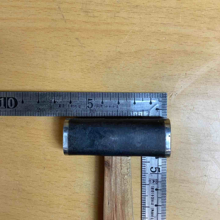 正行 まさつら 四角 玄翁 玄能 黒打 40匁 約150g 火色仕上げ 山桜柄 ハンマー 金槌  トンカチ 金づち  大工道具  細かい作業【越谷店】