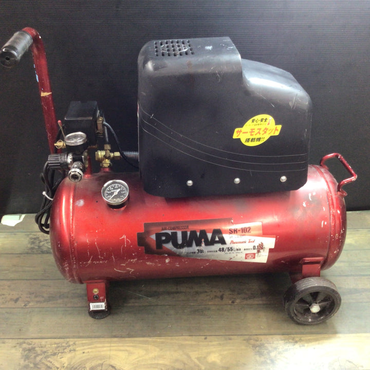 【店頭受取り限定】 藤原産業(SK11) エアコンプレッサー SR-102 SR-L30MPT-01 【東大和店】