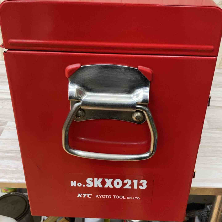 ▲KTC(京都機械工具)3段3引き出しチェスト ソリッドレッド色 SKX0213【柏店】