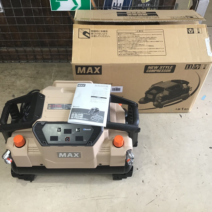 ★マックス(MAX) 高圧専用エアコンプレッサー AK-HH1310E_サンドベージュ【町田店】