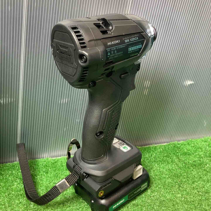 【美品】◇ハイコーキ(HIKOKI ※旧:日立工機) コードレスインパクトドライバー WH12DCA(2LSB)バッテリー2個、充電器付き【岩槻店】
