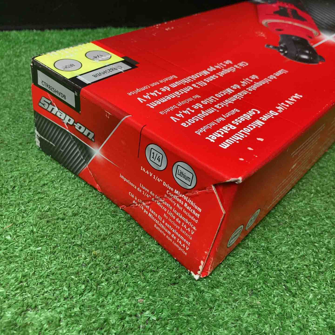 スナップオン/Snap-on 1/4 コードレスラチェットレンチ CTR825HVDB イエロー ※外箱にスレや傷みあり【岩槻店】