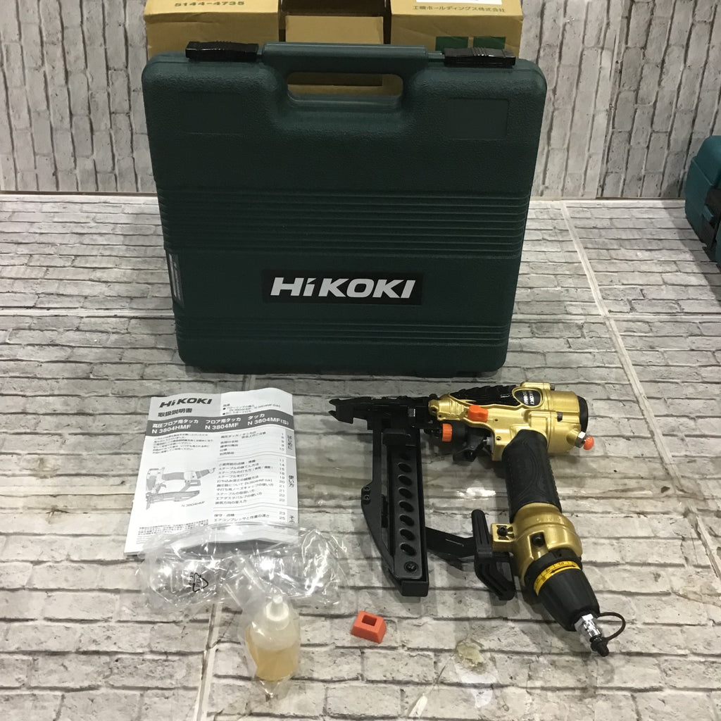 κκHITACHI 日立 降ろせ 工具関連用品 タッカ 高圧 38mm N3804HMF ゴールド 