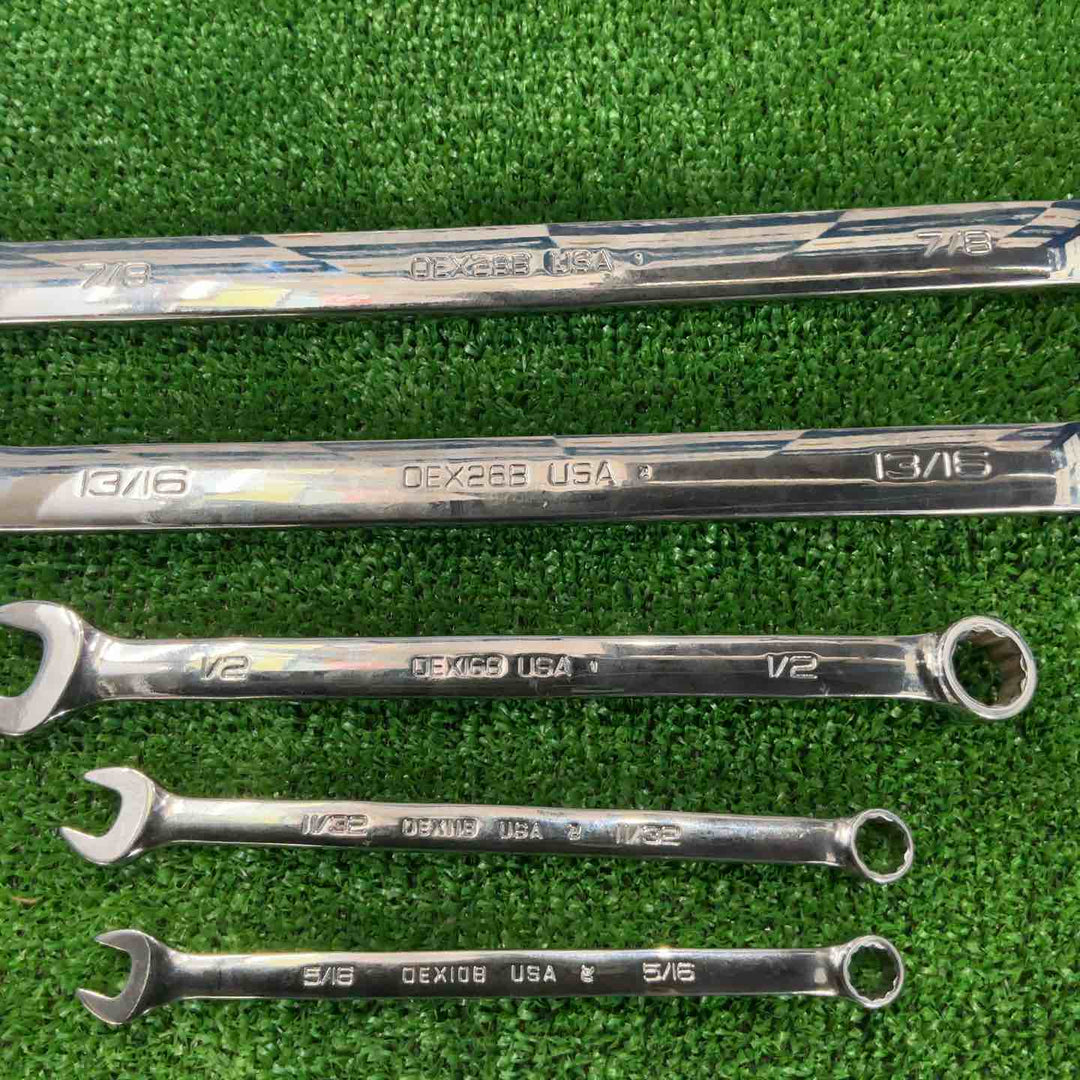 スナップオン Snap-on コンビネーションレンチ インチ 5本セット OEX10B/11B/16B/26B/28B【草加店】