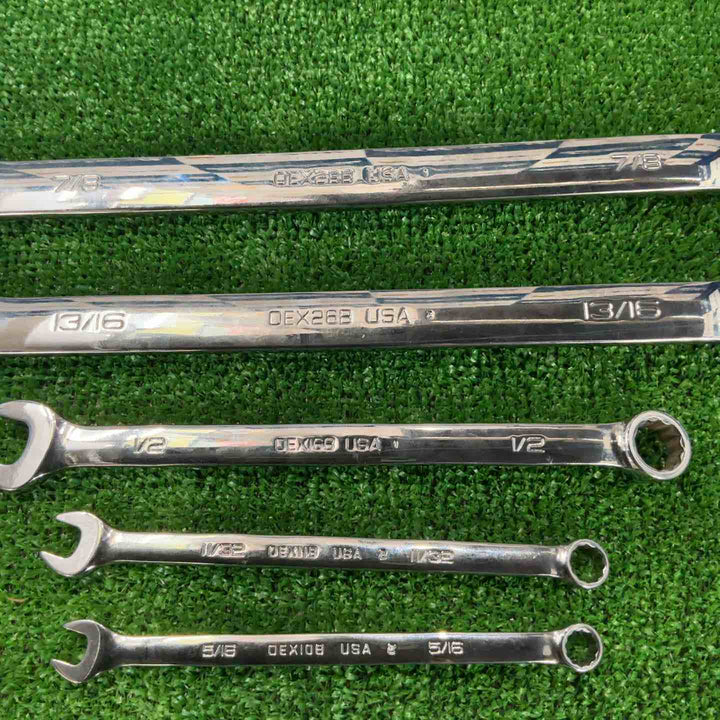 スナップオン Snap-on コンビネーションレンチ インチ 5本セット OEX10B/11B/16B/26B/28B【草加店】